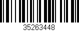 Código de barras (EAN, GTIN, SKU, ISBN): '35263448'