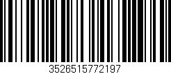 Código de barras (EAN, GTIN, SKU, ISBN): '3526515772197'
