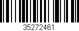 Código de barras (EAN, GTIN, SKU, ISBN): '35272461'