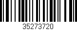 Código de barras (EAN, GTIN, SKU, ISBN): '35273720'