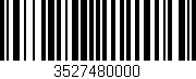 Código de barras (EAN, GTIN, SKU, ISBN): '3527480000'