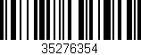 Código de barras (EAN, GTIN, SKU, ISBN): '35276354'
