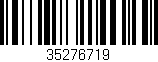 Código de barras (EAN, GTIN, SKU, ISBN): '35276719'