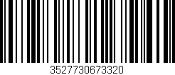 Código de barras (EAN, GTIN, SKU, ISBN): '3527730673320'