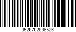 Código de barras (EAN, GTIN, SKU, ISBN): '3528702886526'