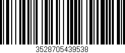 Código de barras (EAN, GTIN, SKU, ISBN): '3528705439538'
