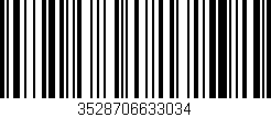 Código de barras (EAN, GTIN, SKU, ISBN): '3528706633034'