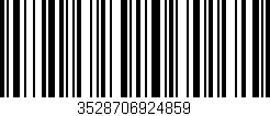 Código de barras (EAN, GTIN, SKU, ISBN): '3528706924859'