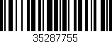 Código de barras (EAN, GTIN, SKU, ISBN): '35287755'