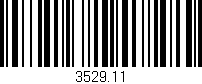 Código de barras (EAN, GTIN, SKU, ISBN): '3529.11'