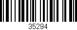 Código de barras (EAN, GTIN, SKU, ISBN): '35294'