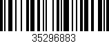 Código de barras (EAN, GTIN, SKU, ISBN): '35296883'