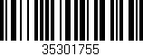 Código de barras (EAN, GTIN, SKU, ISBN): '35301755'