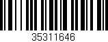 Código de barras (EAN, GTIN, SKU, ISBN): '35311646'