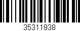 Código de barras (EAN, GTIN, SKU, ISBN): '35311938'