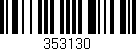 Código de barras (EAN, GTIN, SKU, ISBN): '353130'