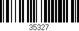 Código de barras (EAN, GTIN, SKU, ISBN): '35327'