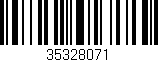 Código de barras (EAN, GTIN, SKU, ISBN): '35328071'