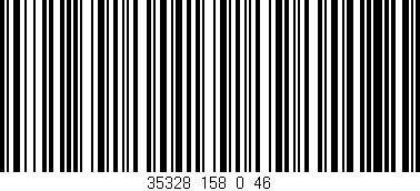 Código de barras (EAN, GTIN, SKU, ISBN): '35328_158_0_46'