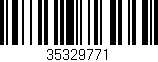 Código de barras (EAN, GTIN, SKU, ISBN): '35329771'