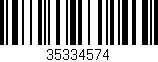 Código de barras (EAN, GTIN, SKU, ISBN): '35334574'