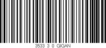 Código de barras (EAN, GTIN, SKU, ISBN): '3533_3_0_GIGAN'