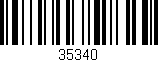 Código de barras (EAN, GTIN, SKU, ISBN): '35340'