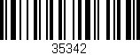 Código de barras (EAN, GTIN, SKU, ISBN): '35342'