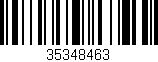 Código de barras (EAN, GTIN, SKU, ISBN): '35348463'