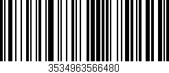 Código de barras (EAN, GTIN, SKU, ISBN): '3534963566480'