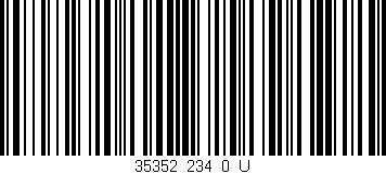 Código de barras (EAN, GTIN, SKU, ISBN): '35352_234_0_U'