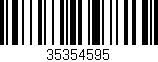 Código de barras (EAN, GTIN, SKU, ISBN): '35354595'