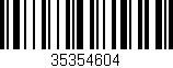 Código de barras (EAN, GTIN, SKU, ISBN): '35354604'