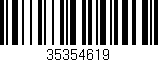 Código de barras (EAN, GTIN, SKU, ISBN): '35354619'