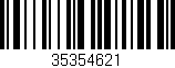 Código de barras (EAN, GTIN, SKU, ISBN): '35354621'