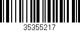 Código de barras (EAN, GTIN, SKU, ISBN): '35355217'