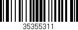 Código de barras (EAN, GTIN, SKU, ISBN): '35355311'