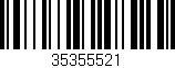 Código de barras (EAN, GTIN, SKU, ISBN): '35355521'