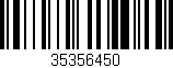 Código de barras (EAN, GTIN, SKU, ISBN): '35356450'