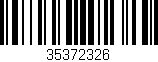 Código de barras (EAN, GTIN, SKU, ISBN): '35372326'