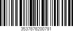 Código de barras (EAN, GTIN, SKU, ISBN): '3537878200791'