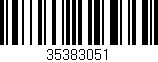 Código de barras (EAN, GTIN, SKU, ISBN): '35383051'