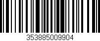 Código de barras (EAN, GTIN, SKU, ISBN): '353885009904'