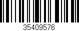 Código de barras (EAN, GTIN, SKU, ISBN): '35409576'