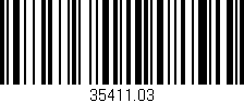 Código de barras (EAN, GTIN, SKU, ISBN): '35411.03'