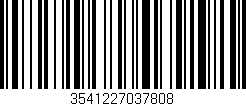 Código de barras (EAN, GTIN, SKU, ISBN): '3541227037808'