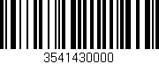 Código de barras (EAN, GTIN, SKU, ISBN): '3541430000'