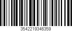 Código de barras (EAN, GTIN, SKU, ISBN): '3542219346359'
