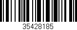 Código de barras (EAN, GTIN, SKU, ISBN): '35428185'