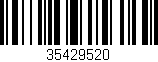 Código de barras (EAN, GTIN, SKU, ISBN): '35429520'